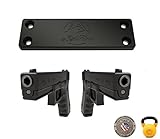 Gun Holster for a Car Magnet Holster Mount Full Pack by Black Elephant