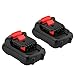 Shentec 2.5Ah 12V Dewalt Battery Replace for Dewalt DCB120 Dewalt DCB127, Lithium-ion Dewalt Battery (2 Pack)