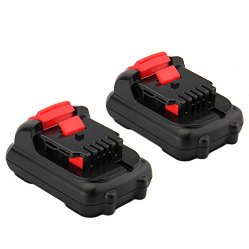 Shentec 2-Pack 2500mAh 12V Lithium Ion Battery Compatible with Dewalt DCB120 Dewalt DCB127 Dewalt DCB123