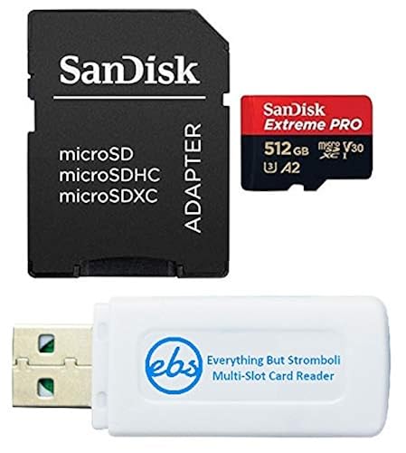 SanDisk 512GB Extreme Pro MicroSD Memory Card Works with GoPro