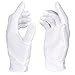 Neewer 12 Pairs (24 Gloves) 100% Cotton Lisle White Inspection Work Gloves for Coin, Jewelry, Silver, or Photo Inspection