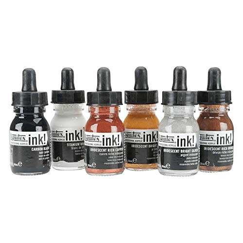 Liquitex Professional Acrylic INK! Metallic 6Piece Set Buy Online in