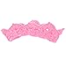 PIXNOR Cute Newborn Infant Baby Girl Boy Handmade Crochet Knit Crown Hat Photograph Prop (Pink)