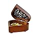 WESTONETEK Heart Shape Vintage Wood Carved Mechanism Musical Box Wind Up Music Box Gift for Christmas/Birthday/Valentine's Day, Melody for Elise