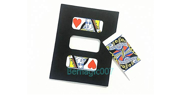 Amazon Com Stage Magic Tricks Jumbo Zig Zag Card Magic Props Party Tricks Toys Games