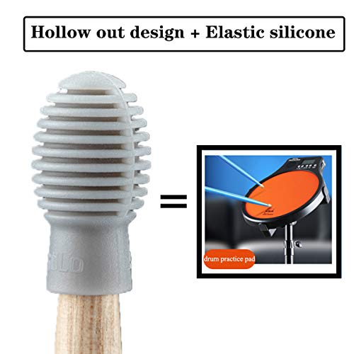 Drum Mute, Drum Dampener Pack of 4 Pcs Silicone Practice Anywhere - Thumbnail 3
