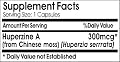 Huperzine A 300mcg * 180 Capsules 100 % Natural - by EarhNaturalSupplements