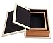 WaaHome Decorative Book Boxes Antique Eiffel Tower Faux Wood Leather Books Box For Gifts Home Decor, Set of 2