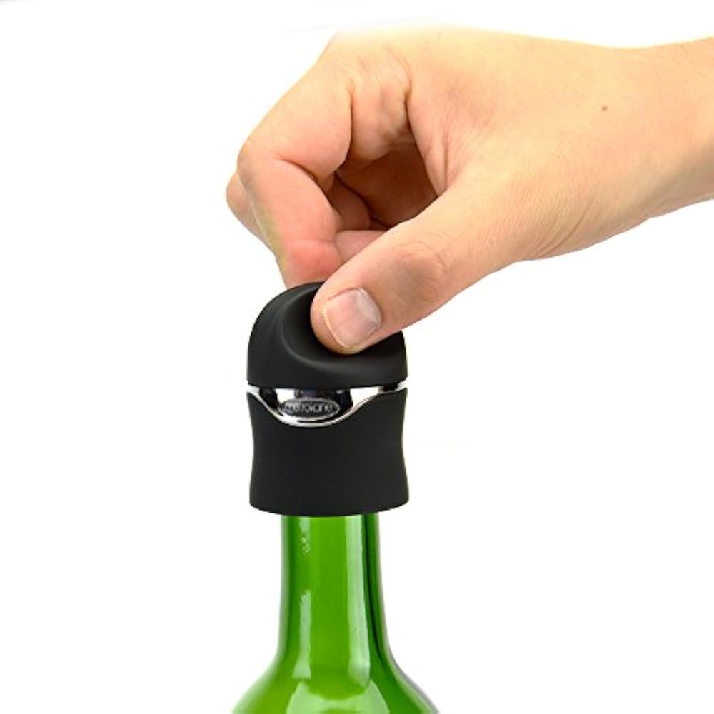 Rabbit Wine Stoppers Champagne Sealer (Velvet Black) Bottle Kitchen
