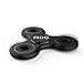 Fidget Spinner,ROOROO Tri-Spinner Fidget Focus Toy Stress Reducer for Kids and Adult Easy Flick and Spin with single/both Hands Toys Perfect For ADHD, Anxiety, Autism (Black)