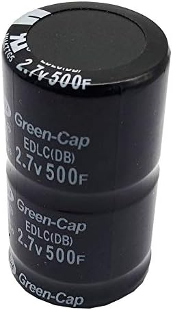 Greatangle 1/2/6/10x Black 2.7V Farad Capacitor 500F 35x60mm Super 2.7V 500F Capacitor Super Capacitor 2.7V 500F Ultra Capacitor