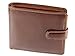 Visconti TR-35 Classic Tri Fold Wallet Coin ID Holder Brown