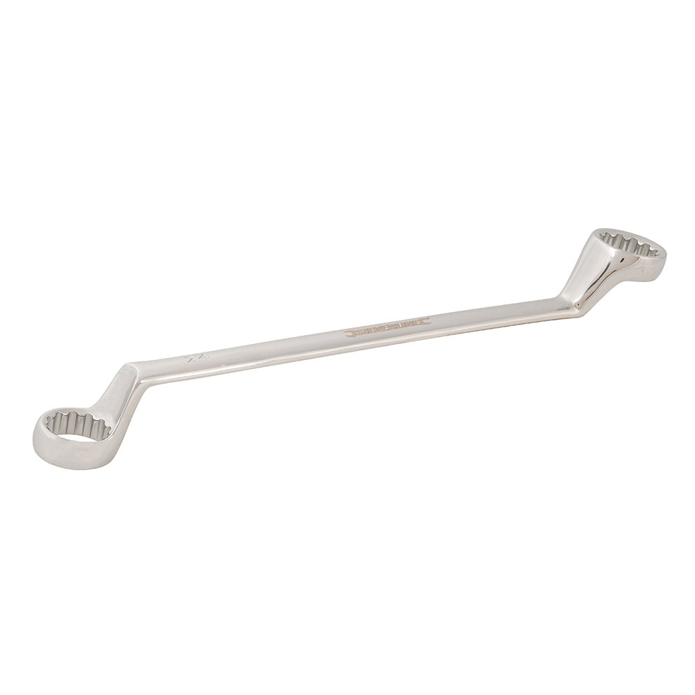 Silverline 442786 Deep Offset Ring Spanner 24 x 27 mm