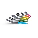 Joseph Joseph ELGB0100CB Elevate Kitchen Utensil Tool Set Nylon Silicone Dishwasher Safe, 6-piece, Multicolored