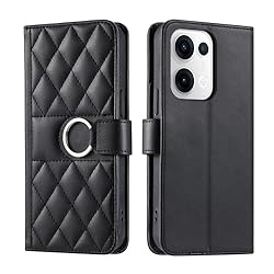 Lucyliy Compatible with Oppo Reno13 Case Flip PU