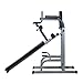 Soozier 80″ Full Body Power Tower Home Gym Fitness Station w/ Adjustable Sit Up Benchthumb 2