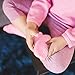 LA Active Baby Toddler Grip Ankle Socks - 6 Pairs - Non Slip/Skid Covered (Girls, 6-12 Months)