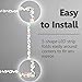YIHONG Dimmable LED Strip Lights Kit,16.4ft 300 LEDs Ribbon Lights for DIY Vanity Mirror Under Cabinet Lighting Strips,Soft White