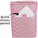 bogo Brands Soft-Sided Insulated Lunch Kit Cooler Tote Bag Pink Chevron Striped On-The-Go Loncheras Lunchbag (1 Pack)