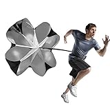 BestOffer Agility Parachute Speed Resistance Training 60 Inch Black