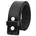 Falari Replacement Genuine Leather Belt Strap Without Buckle Snap on Strap 1.5