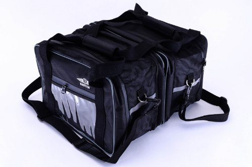 Bestem LGBM-R12GS-SDL-CP Black Side Case Liners with Clear Pocket for BMW R1200GS, Pair