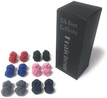 FRAICHEUR - Silk Knot Cufflinks - Set of 6 Pairs
