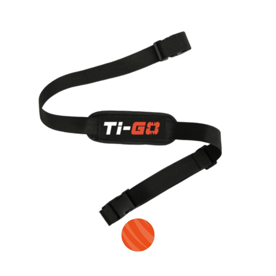 Ti-GO Scooter Carry Strap, Balance Bike Carry Strap - Padded Adjustable Cycling Shoulder Strap, Kids Bike Carrying Strap With Strong Clip.