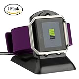 For Fitbit Blaze Charger Charging Stand, Fitbit Blaze Charging Dock Station with 4.9ft Cable Replacement Charger for Fitbit Blaze Smart Watch Black 1 Pack