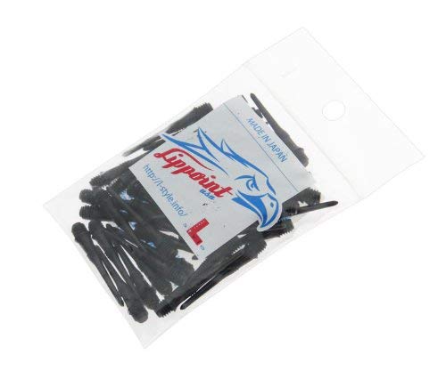 Lippoint USA Dart Tips – Black | 2BA Soft Tip Point Replacements – 50 Pack