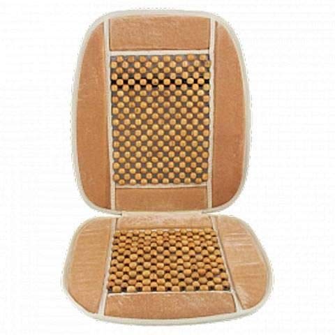 Wood Beads Car Comfort Seat With Cushion Cover Price In Uae