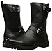 CK Jeans Men's Kris Brushed Calf Motorcycle Boot
