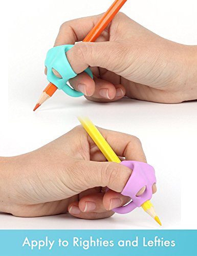 image for Pencil Grips Qingo 2018 New Finger Grip Writing Aid Grip Trainer Postu