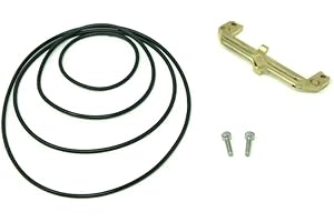 GENERIC LGRP RC Car Limiting Straps Limit Straps for 1/24 Scale SCX24 Compatible with Axial, RGT, Element, Enduro, URUAV (Aluminum, Brass) LGLS100