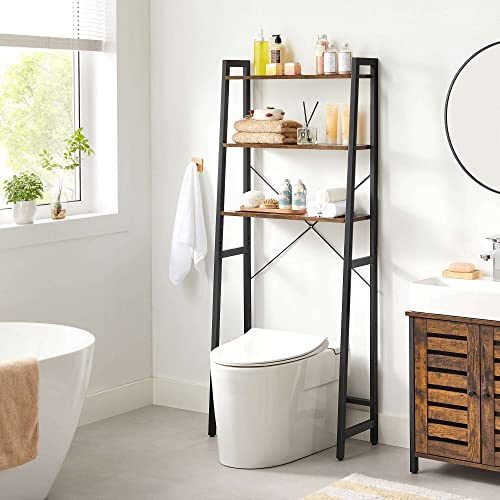 VASAGLE Over The Toilet Storage, 3Tier Bathroom Storage Shelf, with