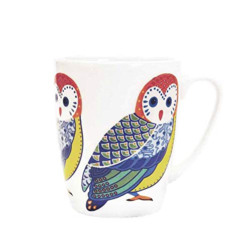 Churchill China Paradise Birds 400 Ml Oak Mug (Owl - White)