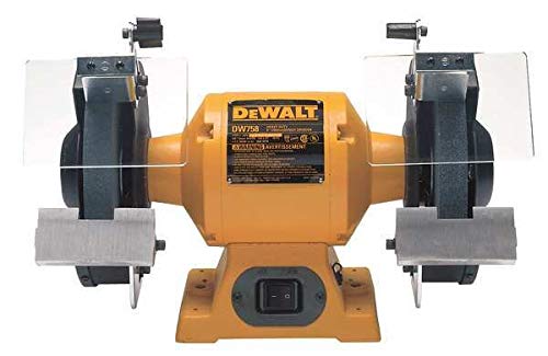 DEWALT 8-Inch Bench Grinder, 3/4 HP, 3600 RPM, 5/8" Spindle - Powerful Precision Tool for Workshops