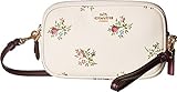 COACH Women's Crossbody Clutch in Cross Stitch Floral Li/Chalk Cross Stitch Floral One Size