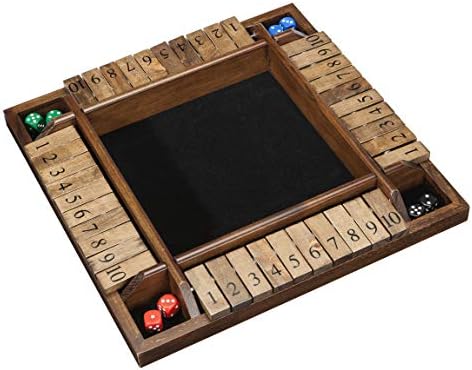 shut the box wooden game