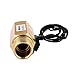 uxcell G1/2 inches Thread Liquid Water Flow Switch Flowmeter Fluidmeter 1.2-12L/min 62mm