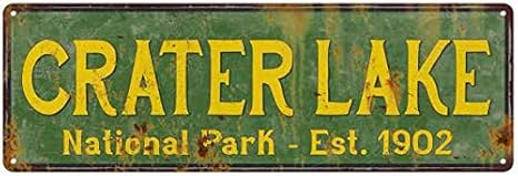Amazon Com Crater Lake National Park Sign Decor Rustic Signs