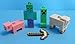 Minecraft Christmas Ornaments Featuring 5 Minecraft Ornaments with Pig, Sheep, Pickaxe, Zombie and Creeper, Ornaments Average 2 1/4 to 3 Inches Tall, Great for a Mini Christmas Tree