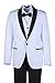 Tuxgear Boys Slim Fit White and Black Shawl Dinner Jacket 5 Piece Suit Bow Tie
