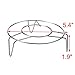 Uxcell a10080600ux0348 Metal Wire Rack Stand Kitchen Cookware Steamer 5 5/8 Inch