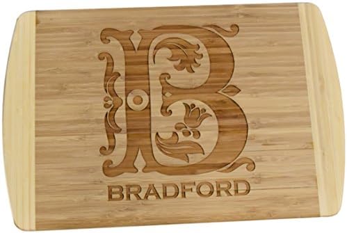 Brew City Engraving - Custom Personalized Engraved Bamboo Cutting Board - Wedding, Anniversary, Graduation, Housewarming, Closing, Realtor Mother's Day, Fathers Day Gift/Present for Cooks & Chefs