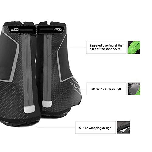 Umiwe Bike Shoe Covers, Rainproof Cycling Shoe Covers Outdoor Sports Windproof Warmer Overshoes Booties Covers for Men Women