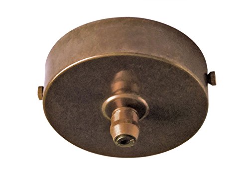 Lamps and Lights Ceiling Rose Single Metal Outlet (Antique)