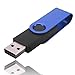 Voberry Voberry 1GB 2GB 4GB 8GB 16GB 32GB 64GB Swivel USB 2.0 Metal Flash Memory Stick Storage Thumb U Disk (1GB , Blue)
