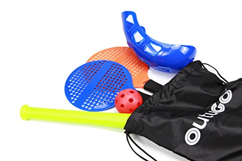 image for Outugo Outdoor Sports Game Combo Set:Flying Disc,Flip Toss,Paddleball,
