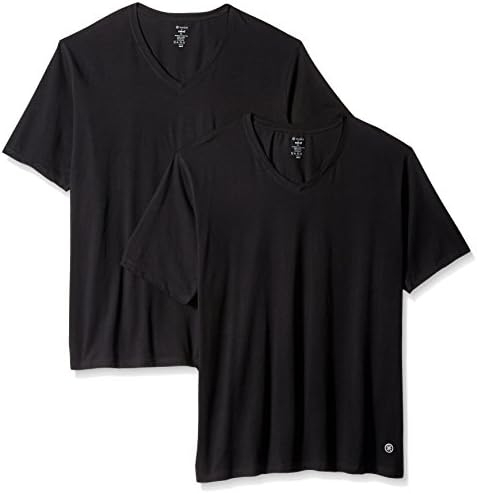 Wade X Naked Men's Dwyane V Neck Tee, Black, Small